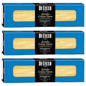 데체코 구르메 스파게티, 500g, 3개
