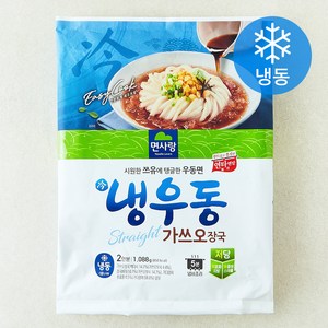 면사랑 가쓰오 냉우동 2인분 (냉동), 1.088kg, 1팩