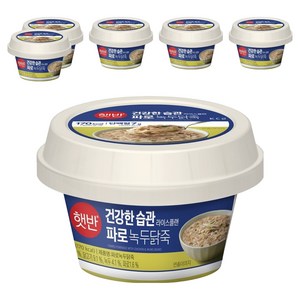 햇반 파로녹두닭죽, 265g, 6개