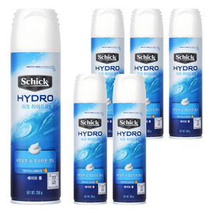 쉬크 하이드로 쉐이브 폼, 250g, 6개