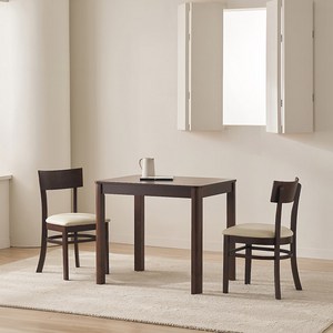삼익가구 그로바 원목 식탁 + 의자 2P 세트 2인용 방문설치
