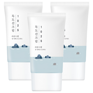 라운드랩 1025 독도 선크림 SPF 50+ PA++++, 50ml, 3개