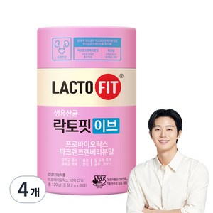 락토핏 이브 유산균 60p, 120g, 4개