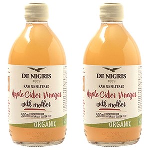 데니그리스 유기농 사과식초, 500ml, 2개