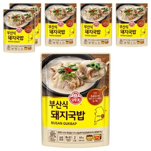오뚜기 부산식 돼지국밥, 500g, 6개