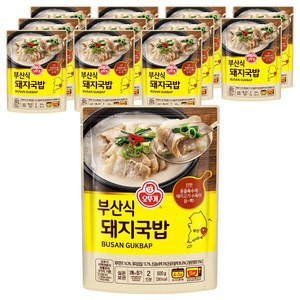 오뚜기 부산식 돼지국밥, 500g, 12개