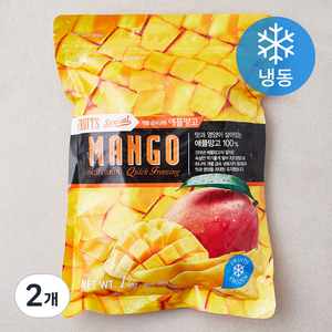 팜앤푸드 애플망고 (냉동), 1kg, 2개