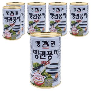 펭귄 꽁치 보일드 통조림, 400g, 6개