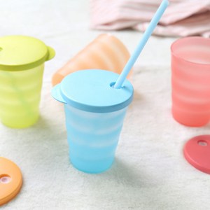 타파웨어 빨대컵 리뉴얼 4P 세트, 그린, 레드, 오렌지, 스카이블루, 330ml