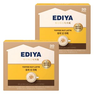 이디야 토피넛라떼, 20g, 30개입, 2개