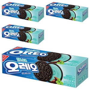 오레오 민트초코 쿠키, 80g, 4개