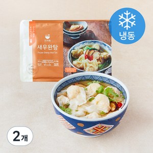 세미원푸드 새우완탕 & 소스세트 (냉동), 340g, 2개
