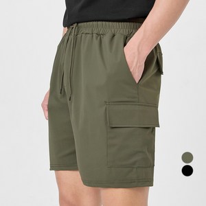 캐럿 링클프리 썸머 사방스판 5부 밴딩 카고 팬츠