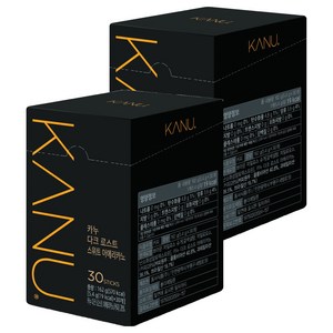 카누 콜롬비아 다크 로스트 스위트 아메리카노 원두커피스틱, 5.4g, 30개입, 2개