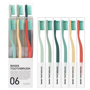 로로벨 프리미엄 고급 초미세모 와와칫솔 테트라모, 6개입, 1세트