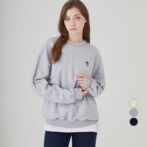 ELLE PARIS 자수 그래픽 기모 스웻셔츠 EIFFEL TOWER