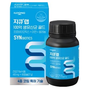 지큐랩 100억 생유산균 골드, 60정, 1개