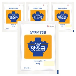 미원 맛소금, 500g, 4개