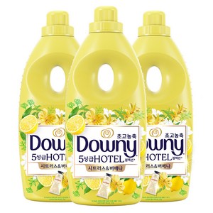다우니 초고농축 5성급 호텔 컬렉션 섬유유연제 시트러스&버베나 본품