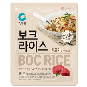 청정원 보크라이스 쇠고기, 24g, 1개