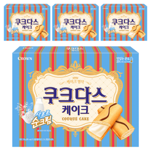 쿠크다스 케이크, 154g, 4개