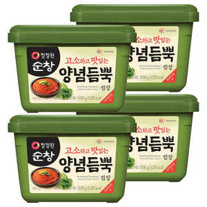 청정원순창 양념듬뿍 쌈장, 500g, 4개