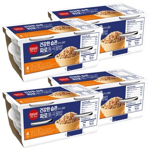 햇반 건강한 습관 라이스플랜 파로 통곡물밥, 190g, 16개