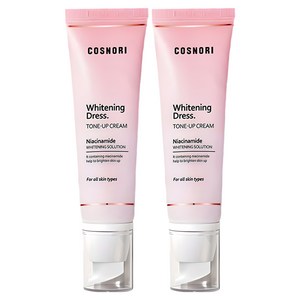 코스노리 화이트닝 드레스 톤업크림, 50ml, 2개