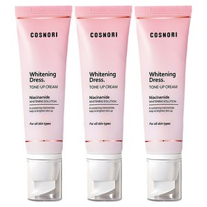 코스노리 화이트닝 드레스 톤업크림, 50ml, 3개