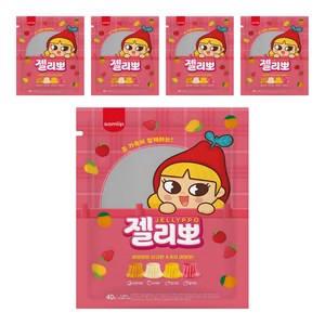 삼립 젤리뽀 40개입, 2.4kg, 5개