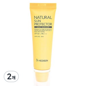 닥터헤디슨 내추럴 썬 프로텍터 SPF50+ PA+++, 50ml, 2개