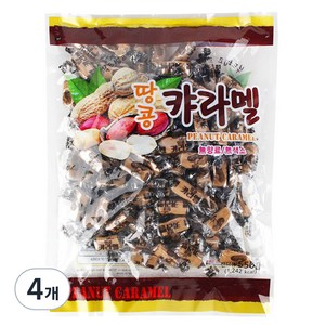 HM 부드럽고 고소한 옛날 땅콩캬라멜, 550g, 4개