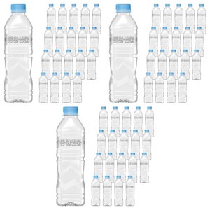동원샘물 무라벨, 500ml, 60개