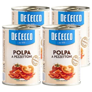 데체코 폴파 페제토니 토마토 통조림, 400g, 4개
