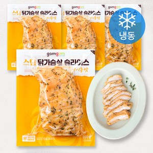 곰곰 스팀 닭가슴살 슬라이스 케이준맛 (냉동), 100g, 4개입, 1개