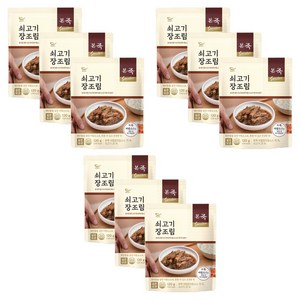 본죽 쇠고기 장조림, 120g, 9개