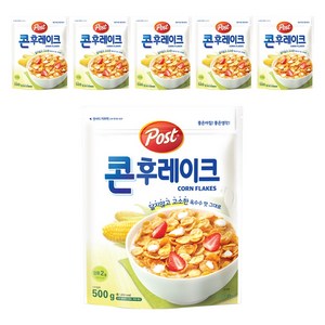포스트 콘후레이크 시리얼, 500g, 6개