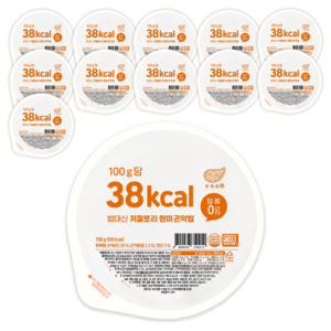 한채원 밥대신 저칼로리 현미 곤약밥, 150g, 12개