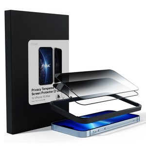 미아크 사생활보호 강화유리 액정보호필름 2p