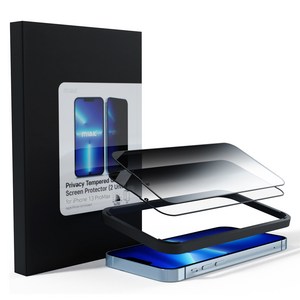 미아크 사생활보호 강화유리 액정보호필름 2p