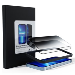 미아크 사생활보호 강화유리 액정보호필름 2p