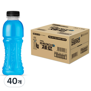 파워에이드 제로 스포츠음료 무라벨, 355ml, 40개