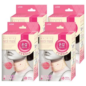 온감테라피 온열 목 마스크, 4개