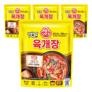 오뚜기옛날 육개장, 300g, 4개
