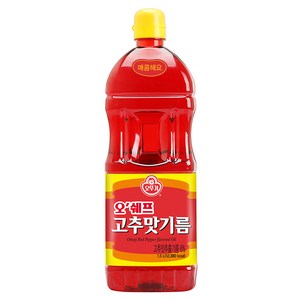 오뚜기 오쉐프 고추맛기름, 1.5L, 1개