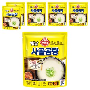 오뚜기옛날 사골곰탕 국물, 350g, 6개