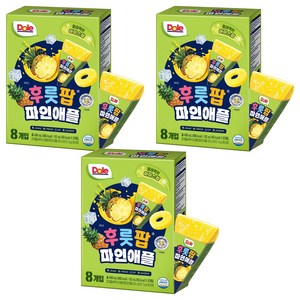 돌 후룻팝 파인애플 8p, 62ml, 3개