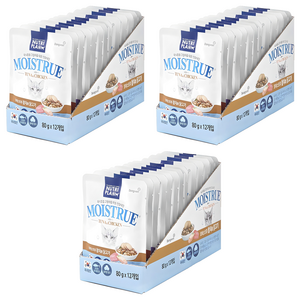 동원뉴트리플랜 고양이 모이스트루 습식 간식, 혼합맛(참치/닭고기..., 80g, 36개