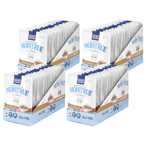 동원뉴트리플랜 고양이 모이스트루 습식 간식, 혼합맛(참치/닭고기..., 80g, 48개