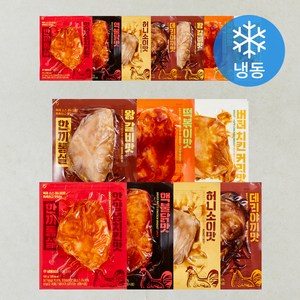 한끼통살 소스 통살 닭가슴살 7종 x 2개입 세트 1400g (냉동)